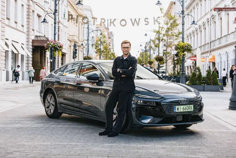 Miko Marczyk e la sia Audi A6 sportback e-tron