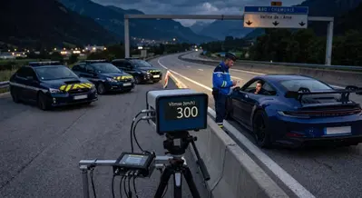 A 312 km/h con la Porsche 911 GT3: stavolta il problema potrebbe essere il radar