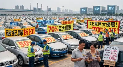 Sconti da record sulle auto a combustione interna: l'ultima trovata delle case automobilistiche straniere per restare a galla nel mercato cinese