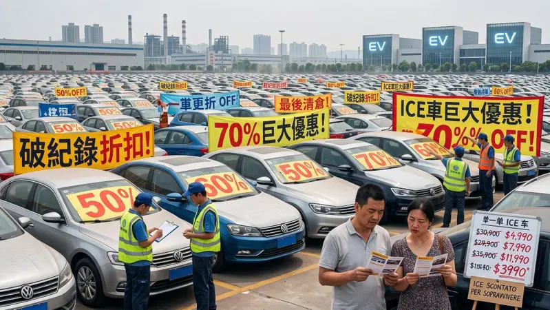 Sconti da record sulle auto a combustione interna: l'ultima trovata delle case automobilistiche straniere per restare a galla nel mercato cinese