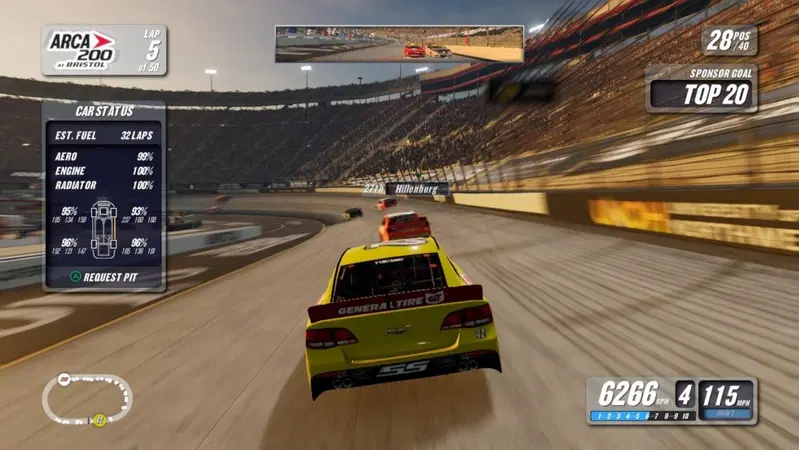 Uno speedway corto con solo due curve a destra che solo in apparenza sembrano uguali.