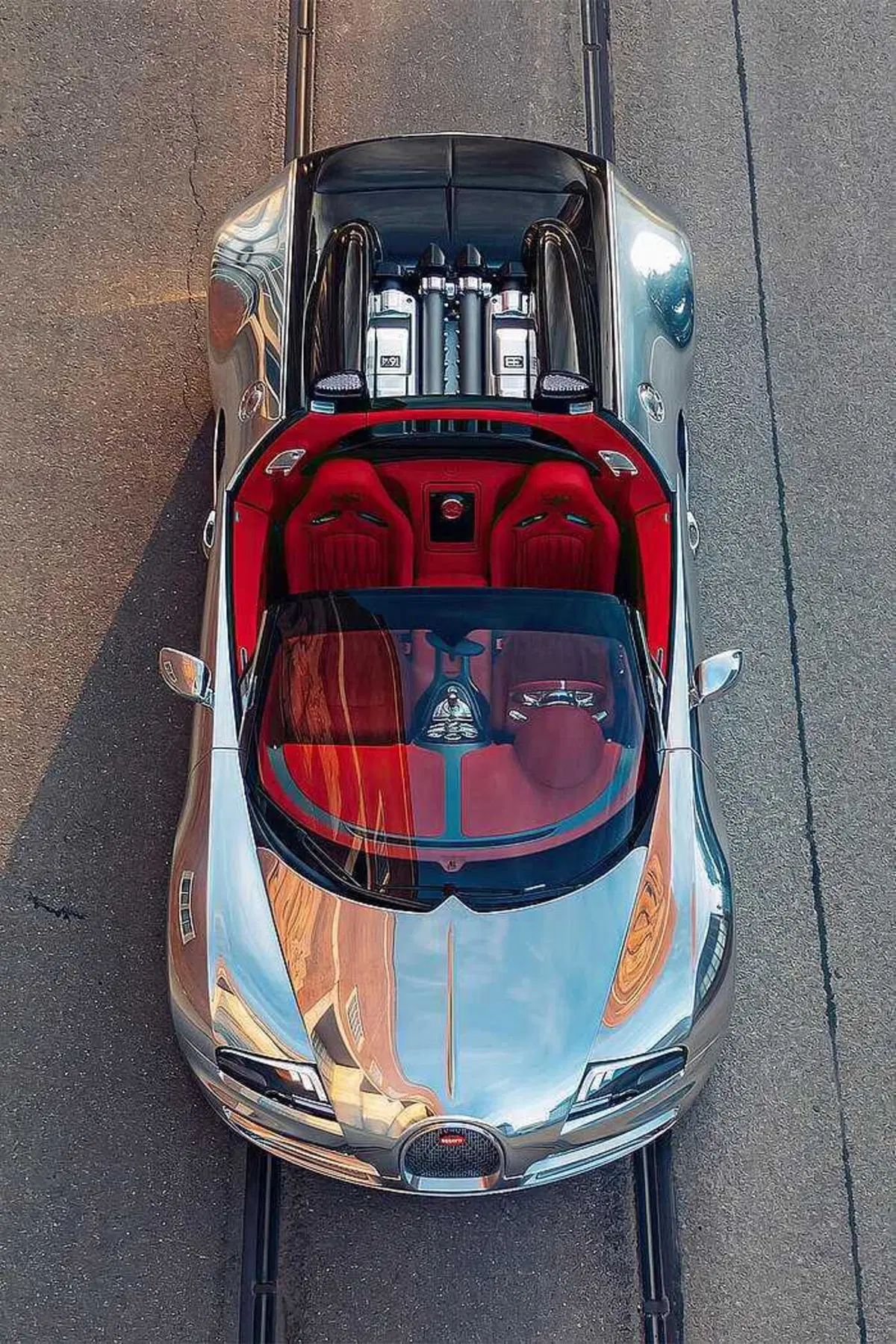 Fernando Alonso e la Bugatti Veyron in alluminio a vista: solo la carrozzeria è costata più dell'auto (7)