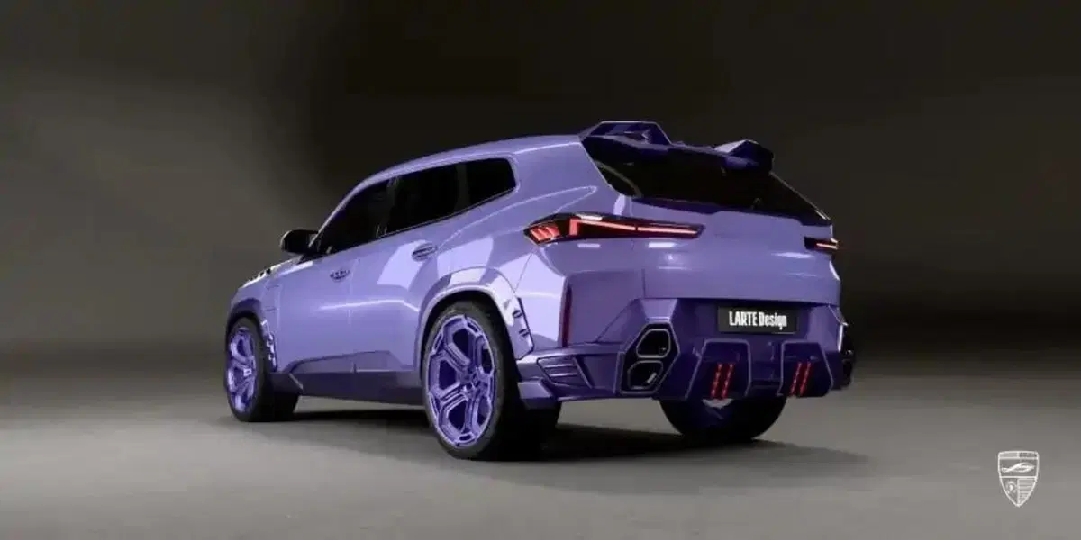 BMW XM by LARTE Design: il SUV più eccentrico di Monaco si tinge di lilla e si riveste di carbonio (11)