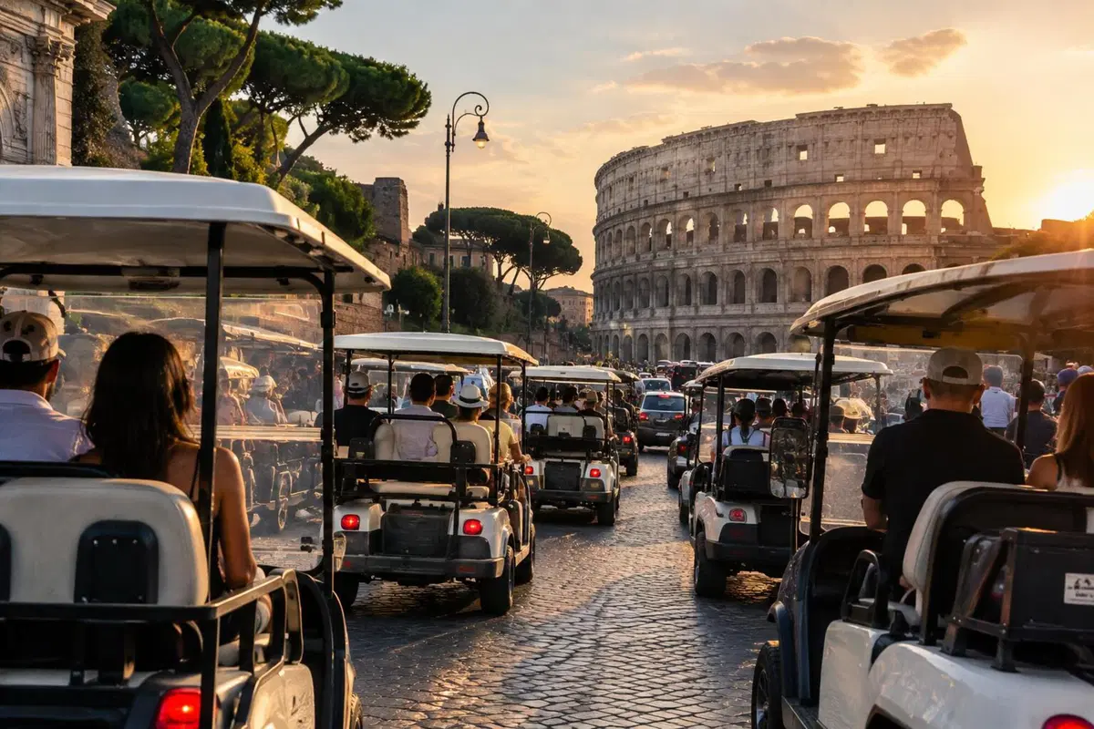 Cos'è questa storia delle golf car a Roma e perché nessuno riesce a fermarle