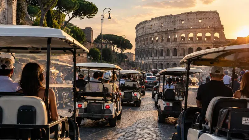 Cos'è questa storia delle golf car a Roma e perché nessuno riesce a fermarle