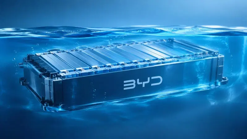 BYD immerge le celle della batteria nel liquido: il brevetto che ripensa il raffreddamento