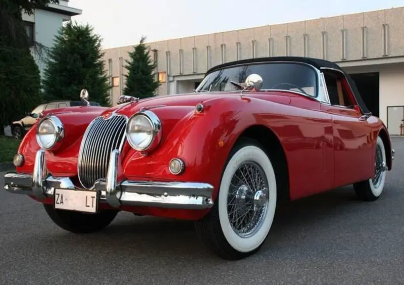Jaguar XK 150 DHCd'epoca del 1958 a Viadana