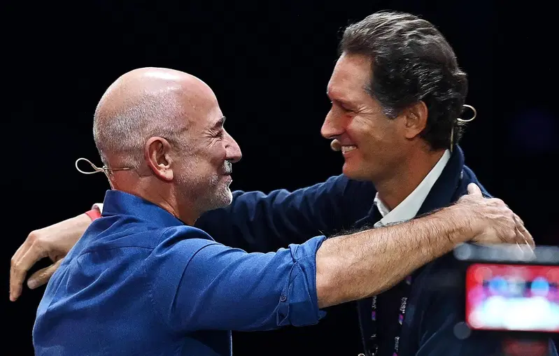 John Elkann e Jeff Bezos