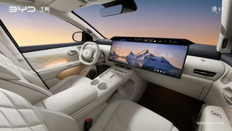 BYD Tang di terza generazione, ecco gli interni: maxi schermi e fino a 850 km di autonomia