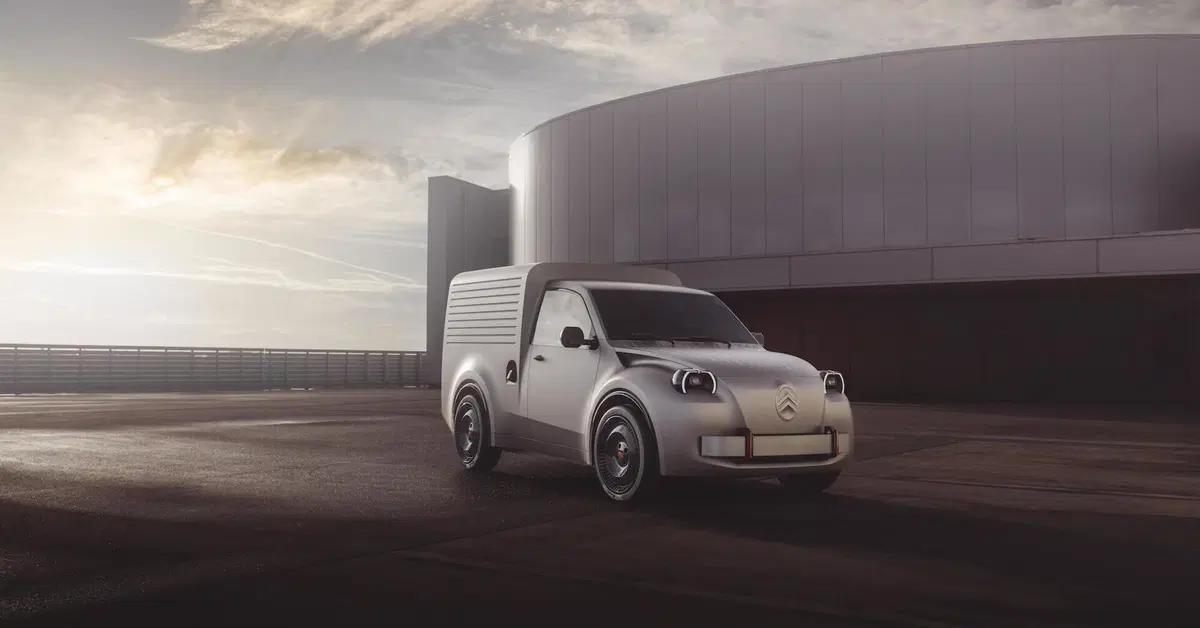 Citroën 2 CV Fourgonnette: il furgoncino torna elettrico, ma resta un concept