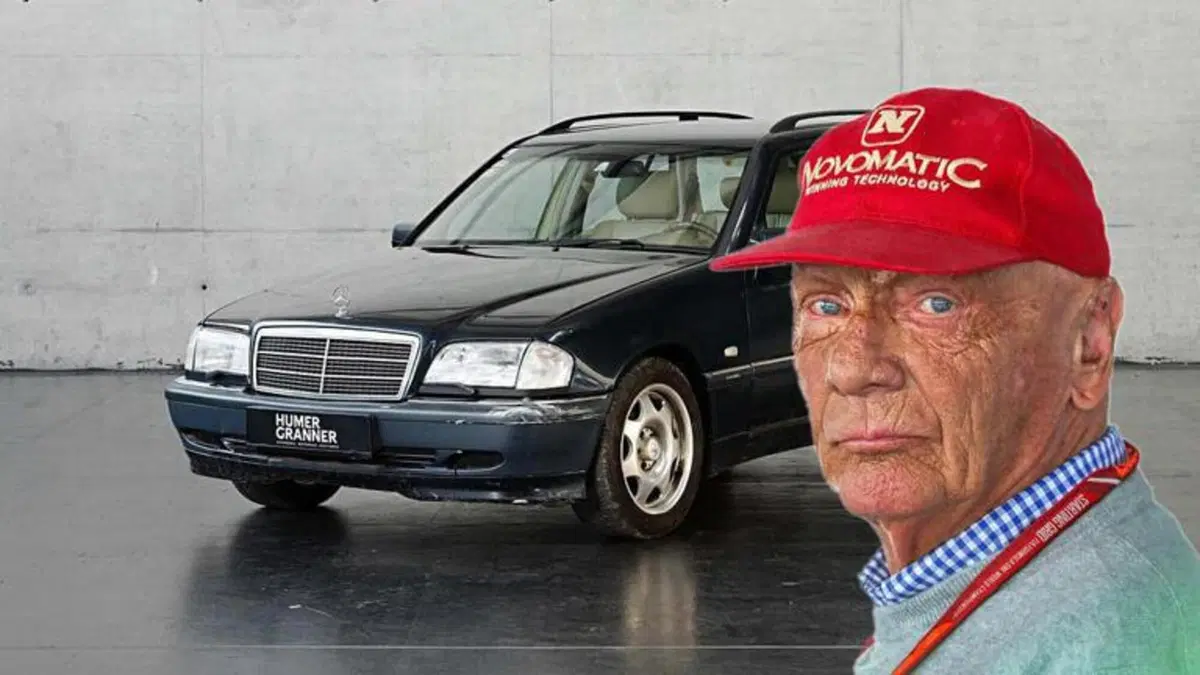 Niki Lauda, all’asta la sua Mercedes a meno di 8.000 euro: ma c’è un dettaglio da non sottovalutare