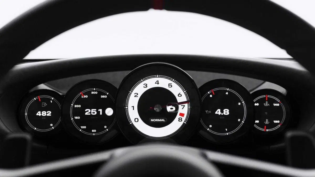 Porsche Mission S, gli interni essenziali (2)