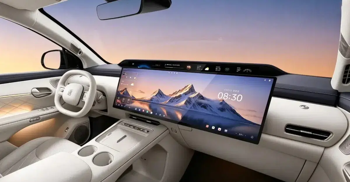 BYD Tang EV, arriva la Giant Screen UI: due maxi schermi da 35,4 e 30 pollici e intelligenza artificiale