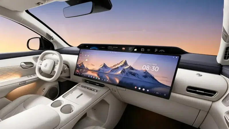 BYD Tang EV, arriva la Giant Screen UI: due maxi schermi da 35,4 e 30 pollici e intelligenza artificiale