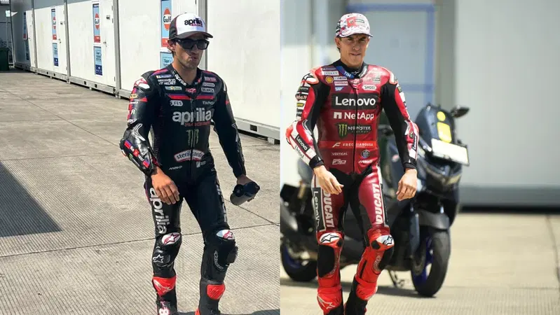 Marquez vs Martin, ballano 2 punti. Marc: 'Cercheremo di contrastare Aprilia nelle curve veloci a sinistra' 