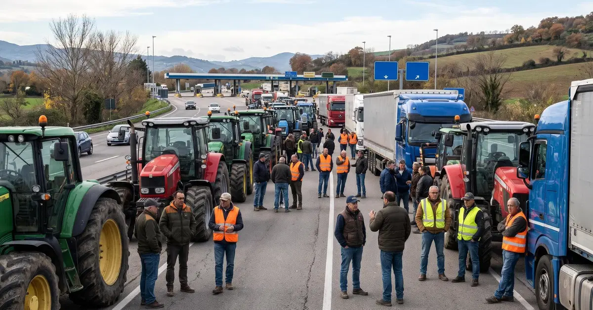 Caro gasolio, protesta di tir e trattori: cosa sta succedendo in Valdichiana