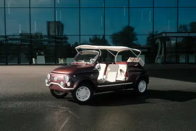Garage Italia Spiaggina M: il restomod elettrico si allunga di 17 cm per fare spazio a quattro