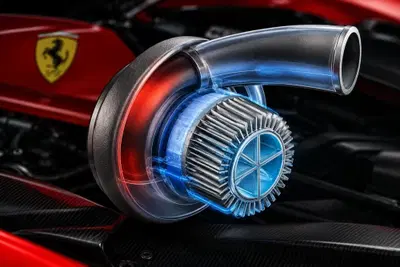 Ferrari, il turbo con il “frigo” incorporato: così funziona il brevetto con le celle Peltier