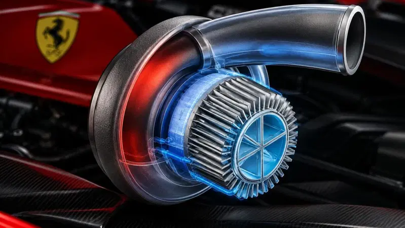 Ferrari, il turbo con il “frigo” incorporato: così funziona il brevetto con le celle Peltier
