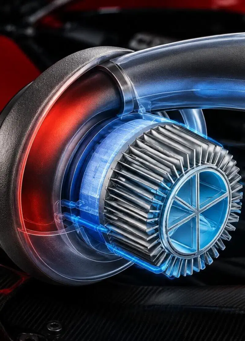 Ferrari, il turbo con il “frigo” incorporato: così funziona il brevetto con le celle Peltier