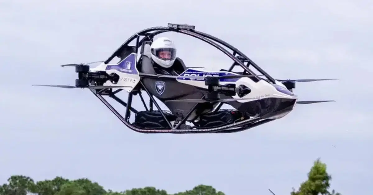 La volante diventa volante davvero: la polizia sceglie un drone elettrico da 148.000 dollari che vola a 102 km/h