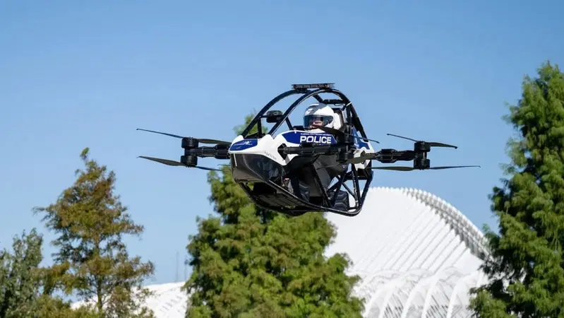 La volante diventa volante davvero: la polizia sceglie un drone elettrico da 148.000 dollari che vola a 102 km/h