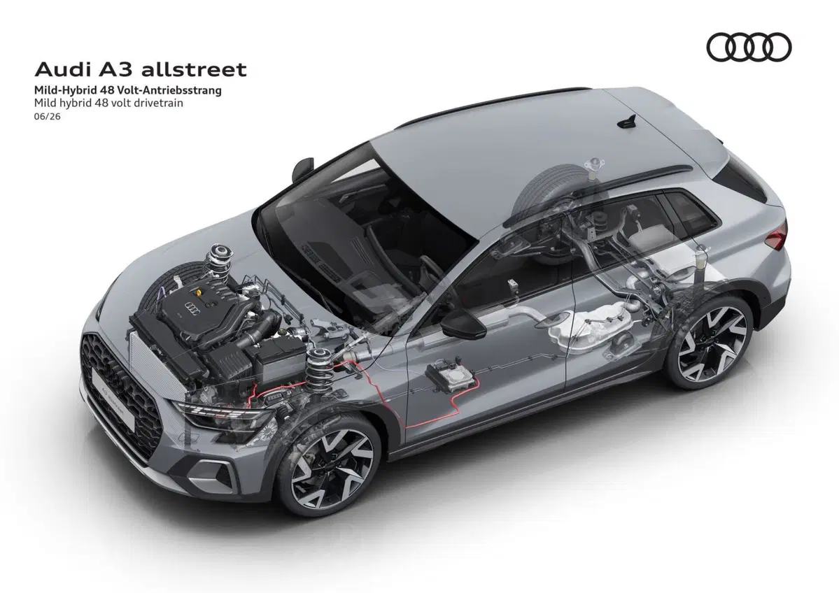 Audi A3 Allstreet, la prova del restyling: più tecnologia e 160 CV mild hybrid