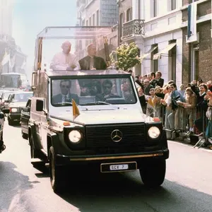 Papamobile Mercedes, cent’anni in mostra ai Musei Vaticani: dalla Nürburg di Pio XI alla Classe G elettrica