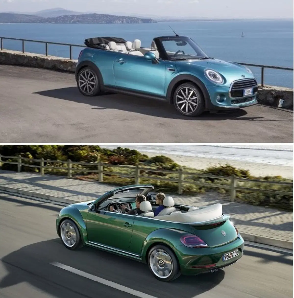 Quale scoprire, Confronto: VW Maggiolino Cabriolet 1.2 TSI Vs Mini One Cabrio (9)
