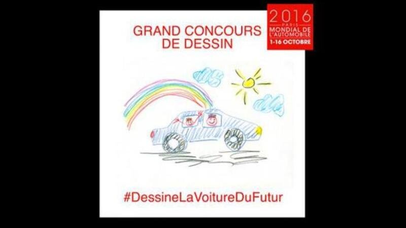 Salone dell&rsquo;Auto di Parigi 2016: il futuro visto dai bambini