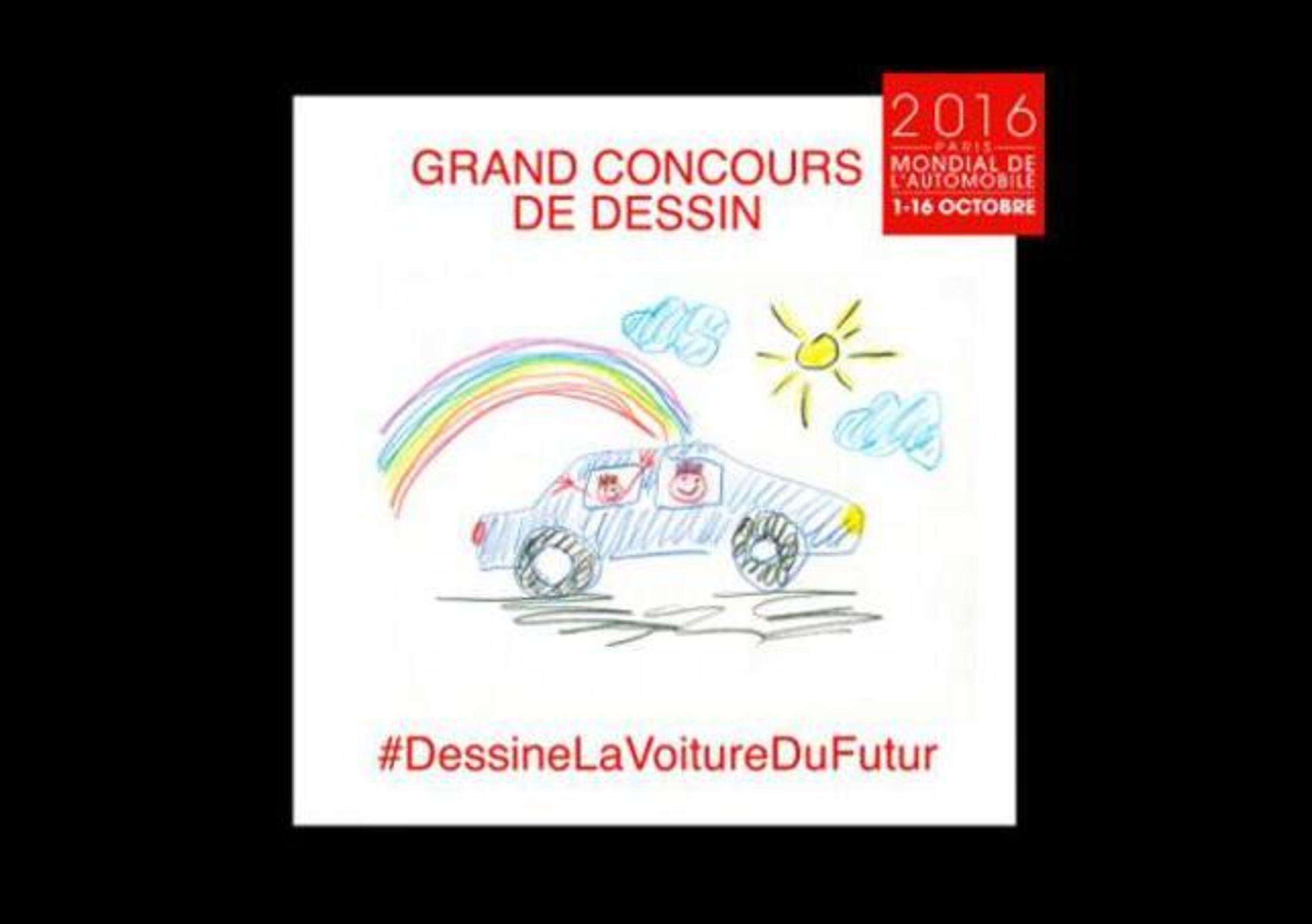 Salone dell&rsquo;Auto di Parigi 2016: il futuro visto dai bambini
