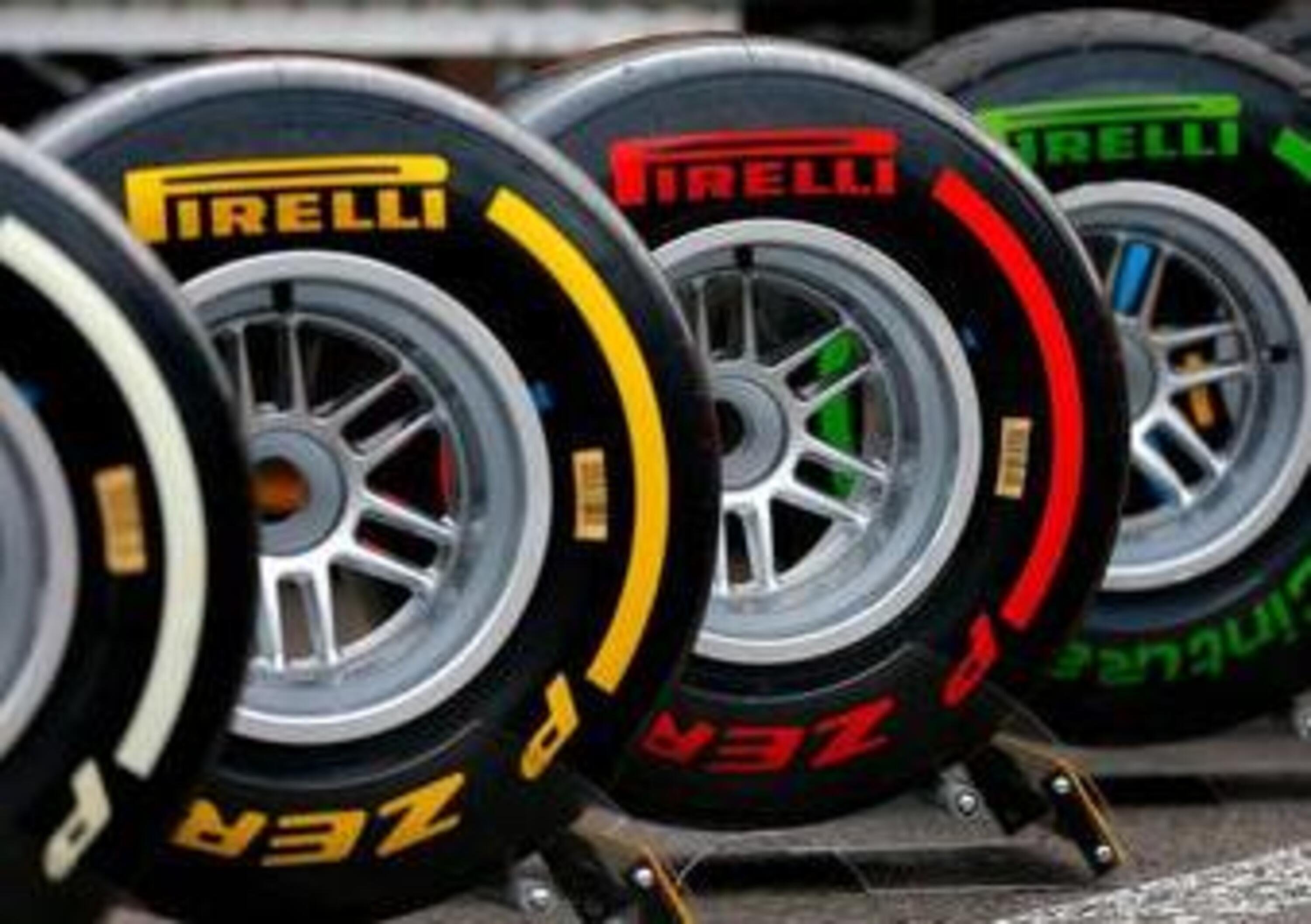 Formula 1: pneumatici, le scelte per il Gp d&#039;italia