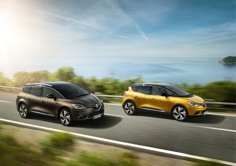 Renault Sc&eacute;nic e Grand Sc&eacute;nic si rinnovano