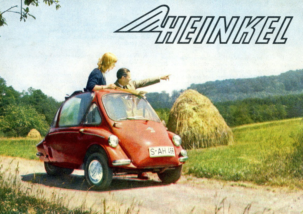 Tra il 1956 e il 1958 la tedesca Heinkel ha prodotto oltre 6000 esemplari della sua bubble car. Questo veicolo ha avuto un notevole successo in Inghilterra, dove &egrave; stato costruito su licenza dalla Trojan fino al 1966