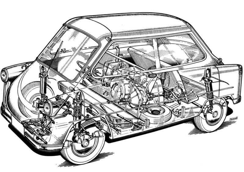 Lo Zundapp Janus &egrave; stato un mezzo veramente fuori del comune. Era infatti perfettamente simmetrico e aveva il sedile posteriore rivolto all&rsquo;indietro! Il motore monocilindrico a due tempi di 250 cm3 era collocato centralmente