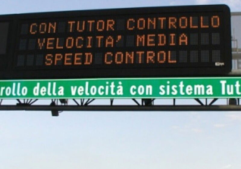 Tutor A3, annullate le multe per eccesso di velocit&agrave;