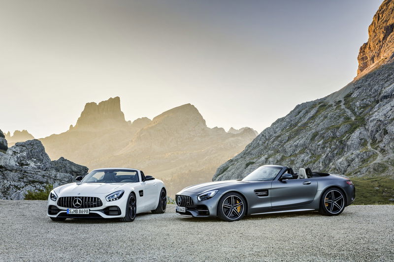 Mercedes-AMG GT e GT C Roadster: al Salone di Parigi 2016 en-plein-air