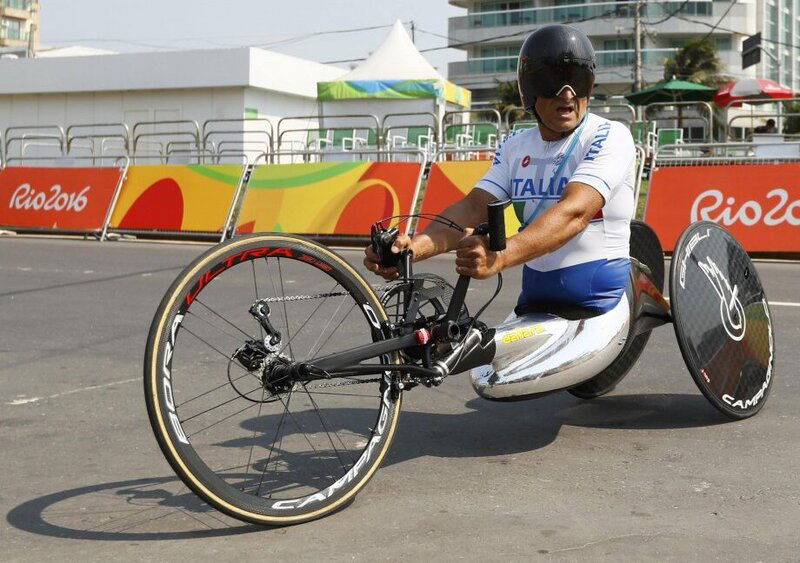 Paralimpiadi 2016: Zanardi argento nella prova in linea della handbike