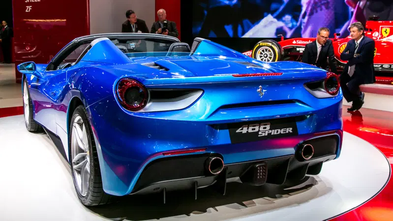 Ferrari 488 Spider premiata con l'Autonis Design Award
