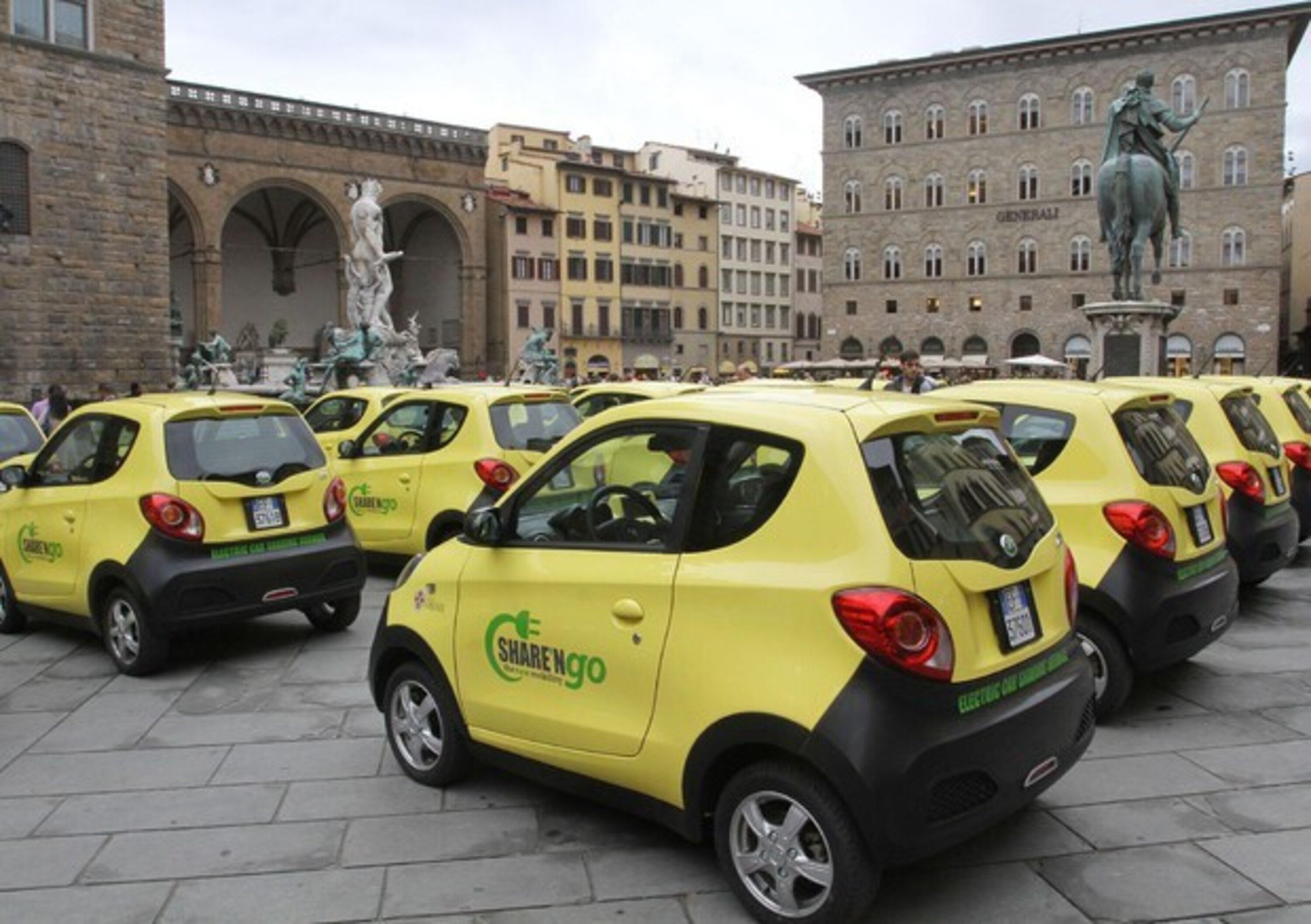 Share&#039;ngo: a Roma da ottobre 400 auto elettriche