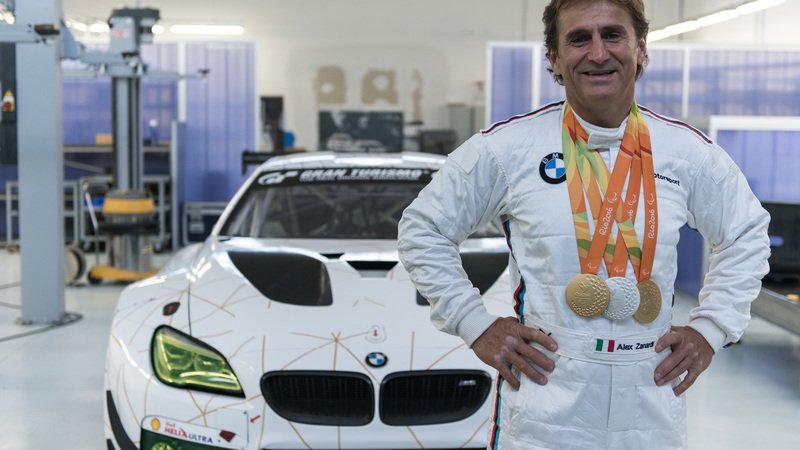 Zanardi torna in pista al Mugello sulla BMW M6 GT3 [Video]