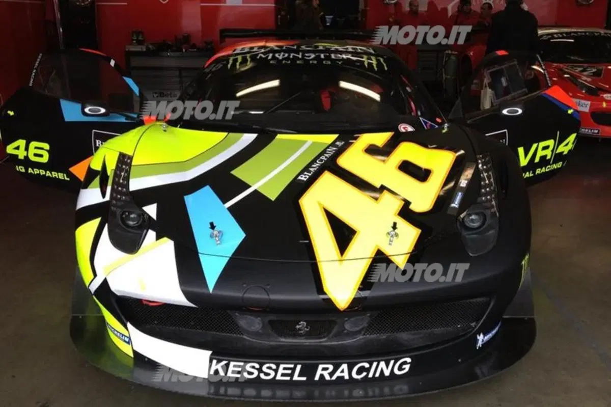 Rossi: al Nürburgring con la Ferrari 458 per il Blancpain Endurance Series (2)
