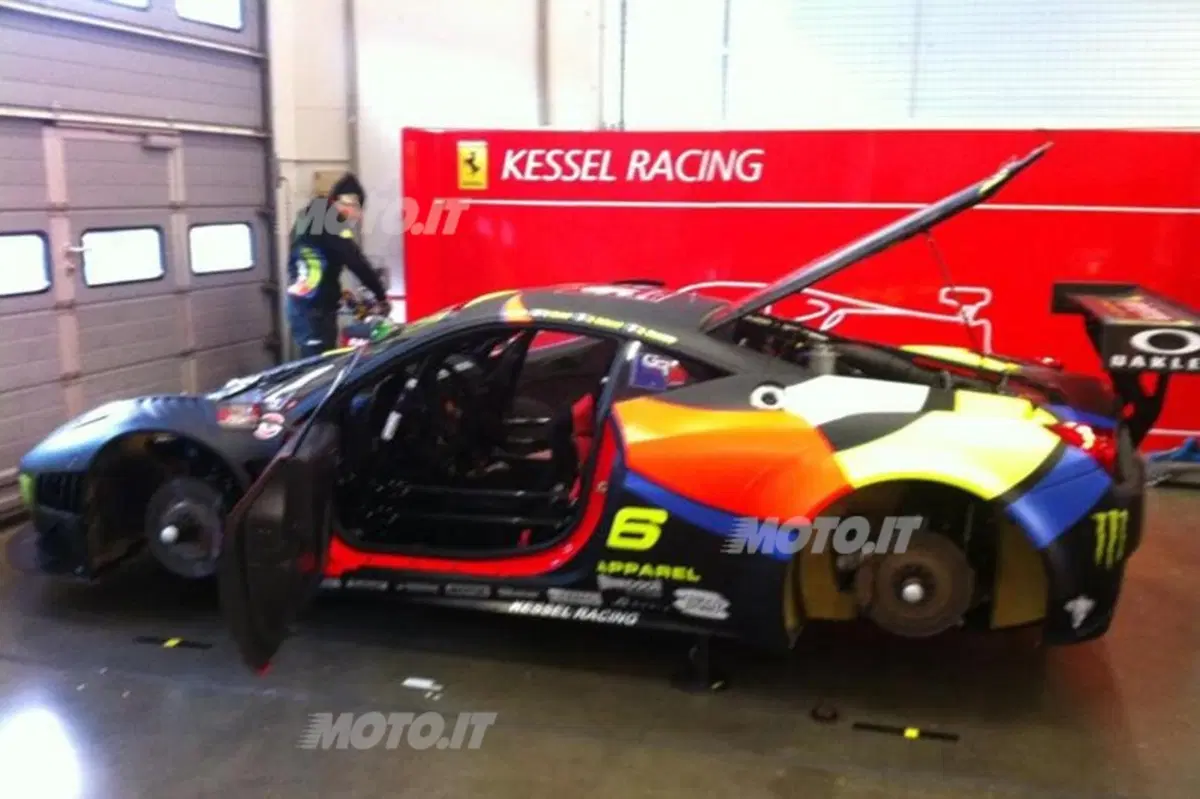 Rossi: al Nürburgring con la Ferrari 458 per il Blancpain Endurance Series (5)