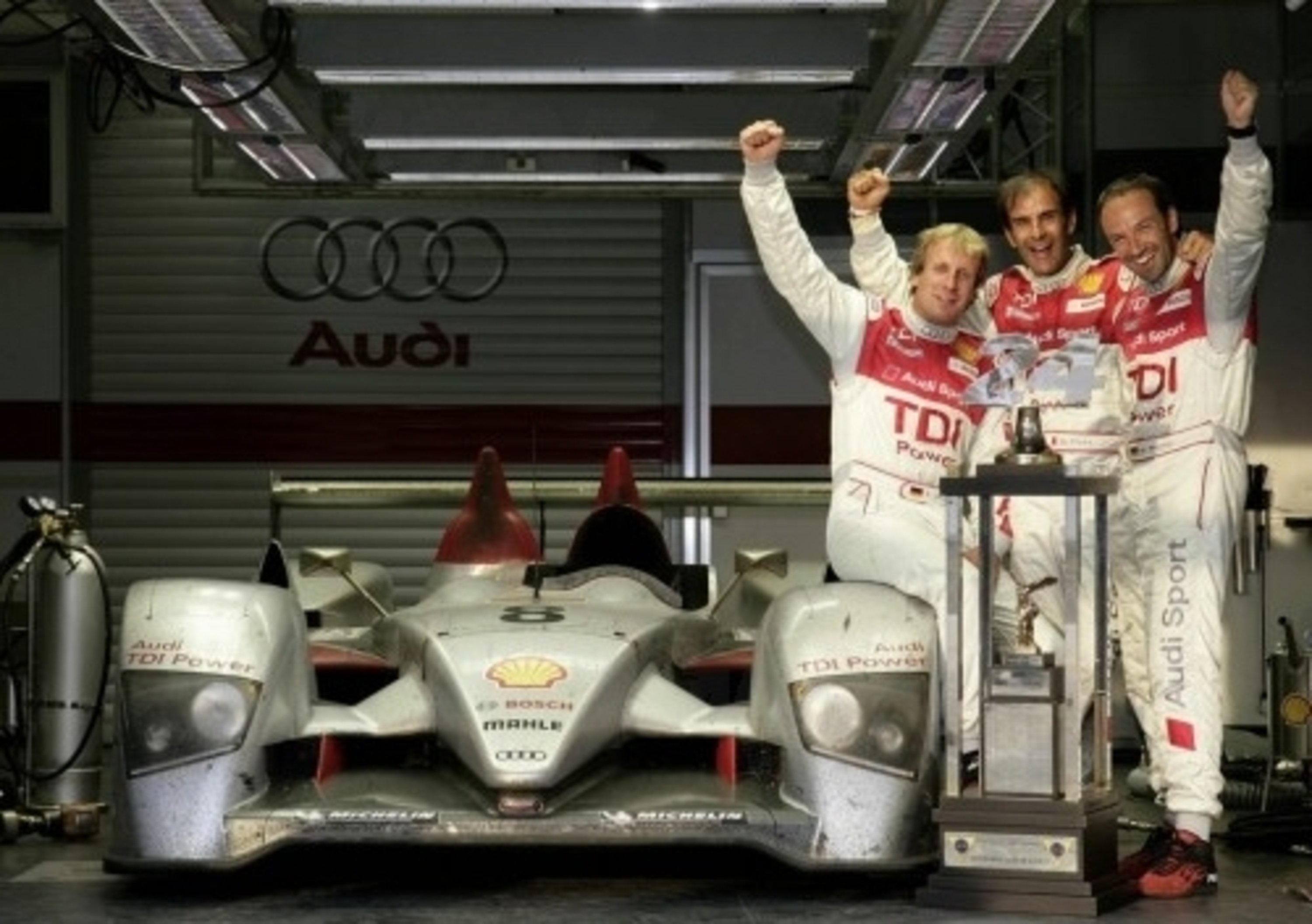Storica vittoria per l&#039;Audi R10 diesel