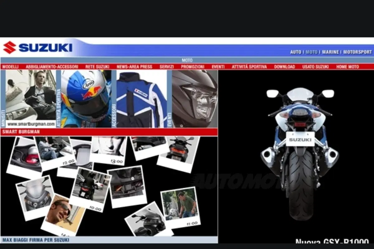 Tutto nuovo Suzuki.it (2)
