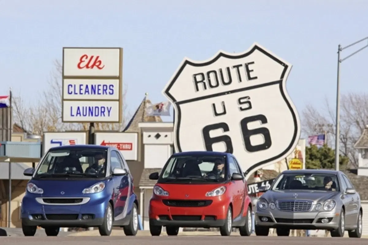 In Smart sulla Route 66