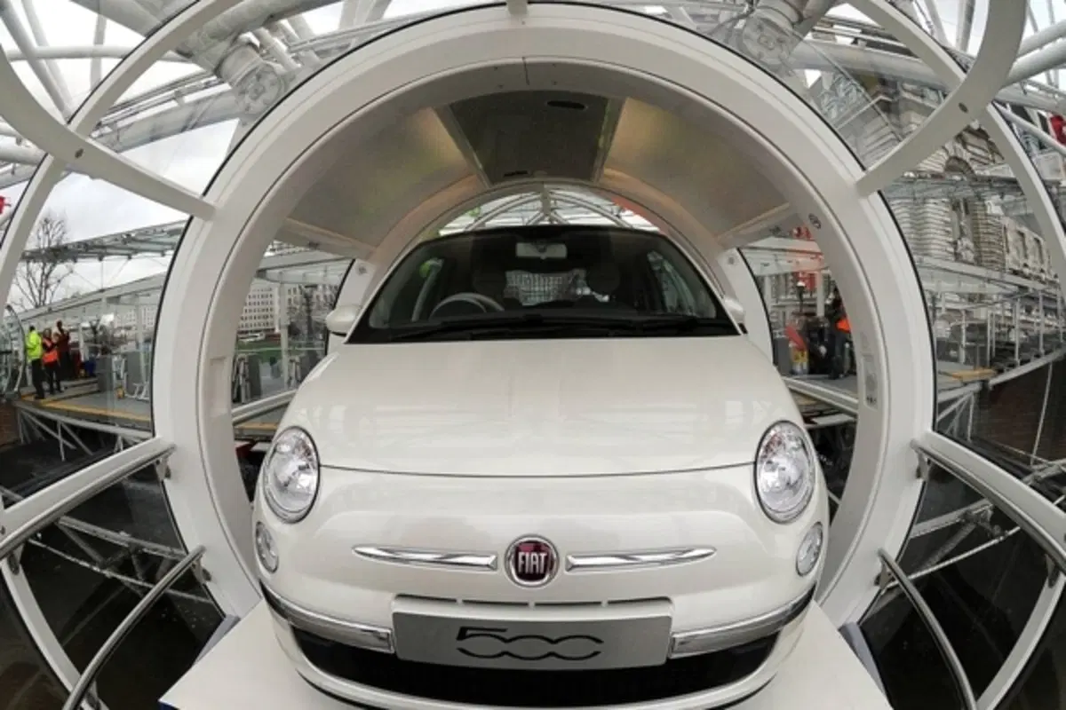 Fiat 500 sul London Eye (4)