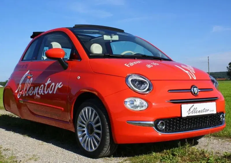 Una Fiat 500 triciclo per sedicenni: l'ingegnosa idea di un imprenditore tedesco