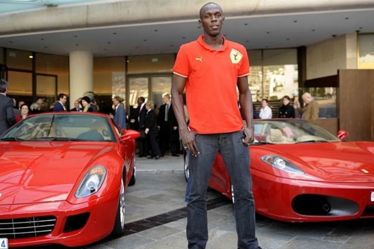 Usain Bolt sulla F430 Spider (3)