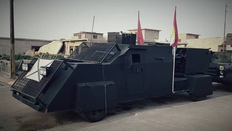Camion ispirati a Mad Max: cos&igrave; i curdi combattono l&rsquo;ISIS